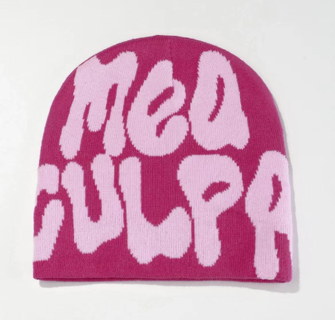 Wholesale Autumn and Winter Alphabet Jacquard Acrylic Beanie